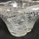 Vase en verre bullé Daum