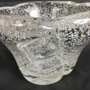 Vase en verre bullé Daum