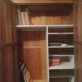 19th century solid wood wardrobe