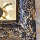 Miroir “Clotilde” – décor floral doré