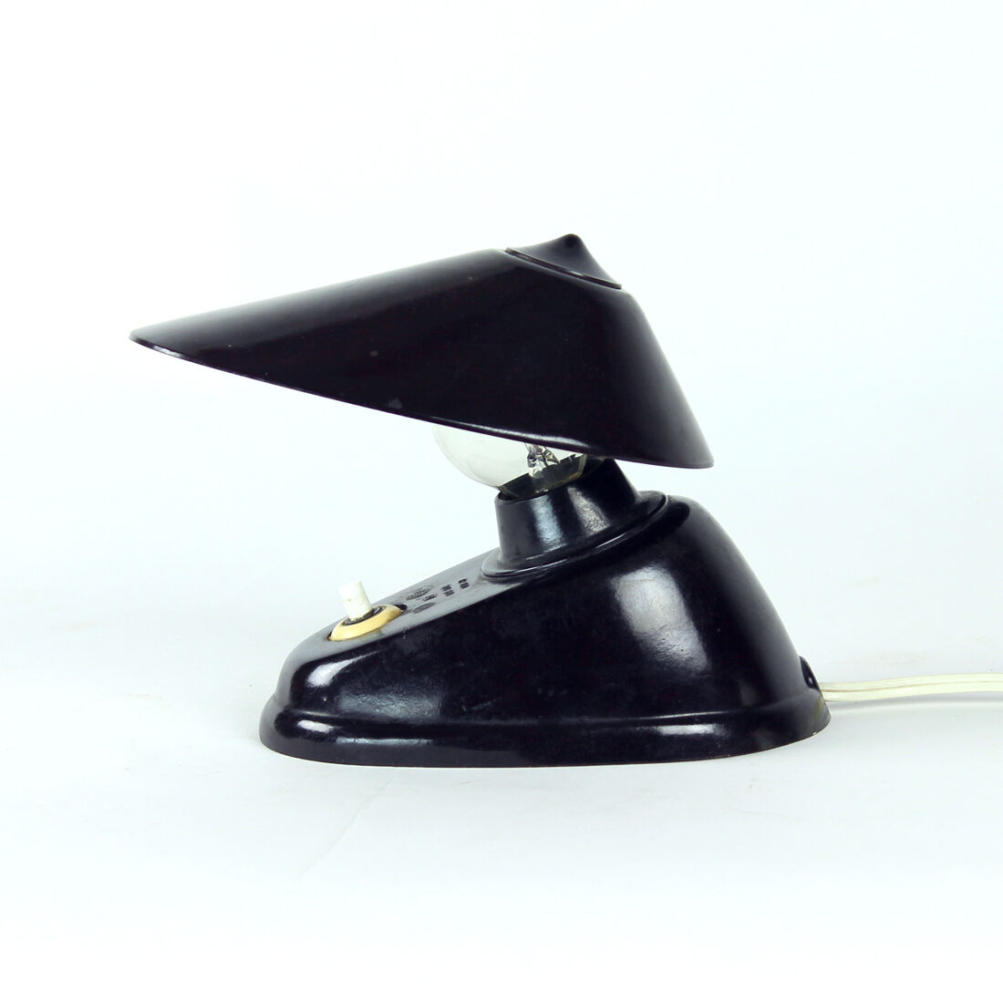 Bakelite Office Lamp By Bauhaus Team, Czechoslovakia, Circa 1930