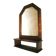 Art Deco wall-mounted tablet mirror from the 1930s.