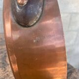Copper sauté pan signed Émile Duval