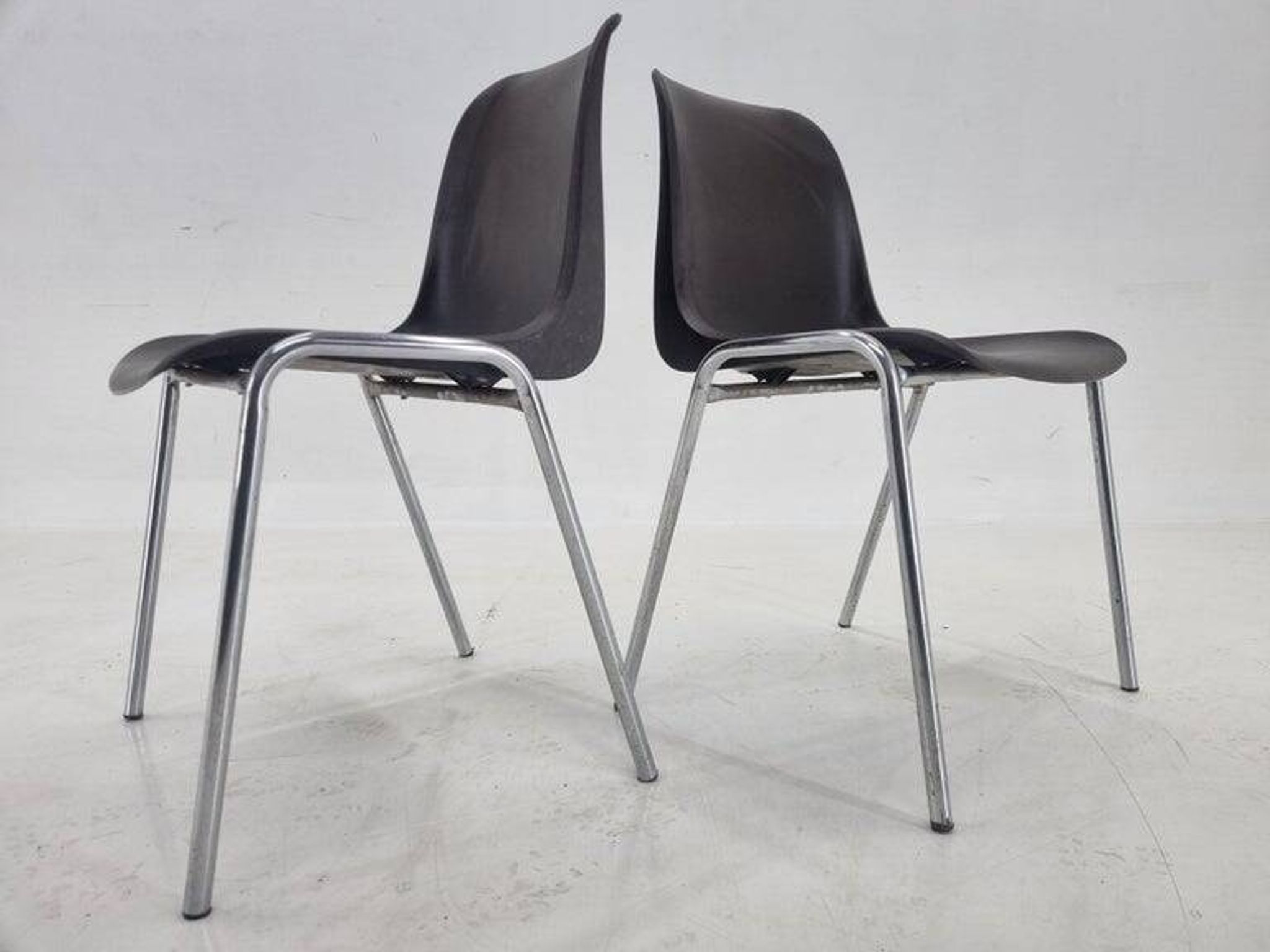 Set of 2 Midcentury Chairs Europa Designed by Helmut Starke, 1990s
