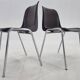 Set of 2 Midcentury Chairs Europa Designed by Helmut Starke, 1990s
