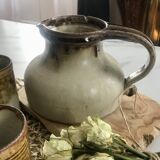 Vintage matte glaze stoneware pitcher