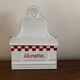 Enamelled sheet metal matchbox