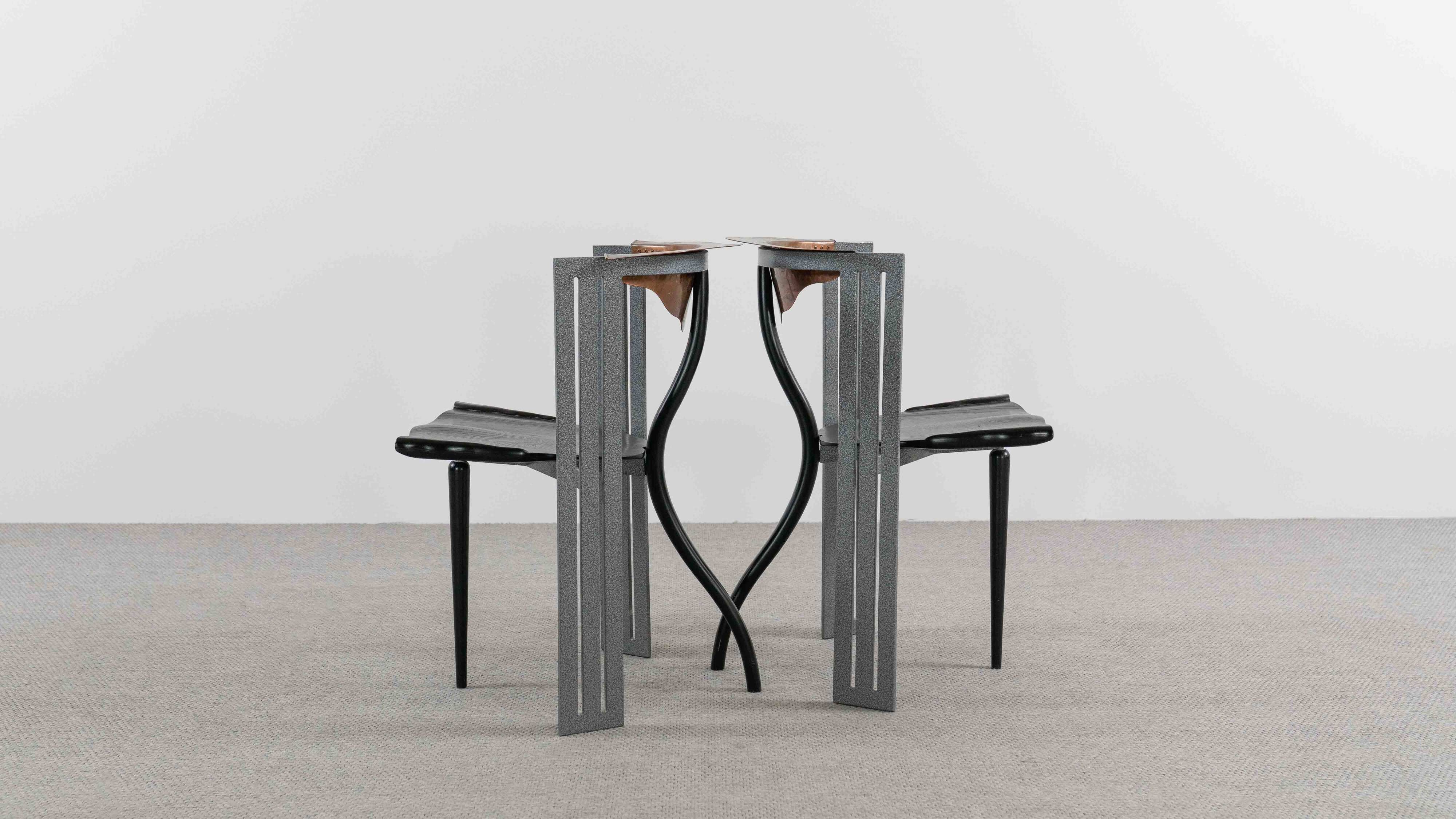 Pair Ota Otanek Chairs by Borek Sipek fort Vitra