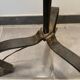 Wrought iron floor lamp/torchere 1950