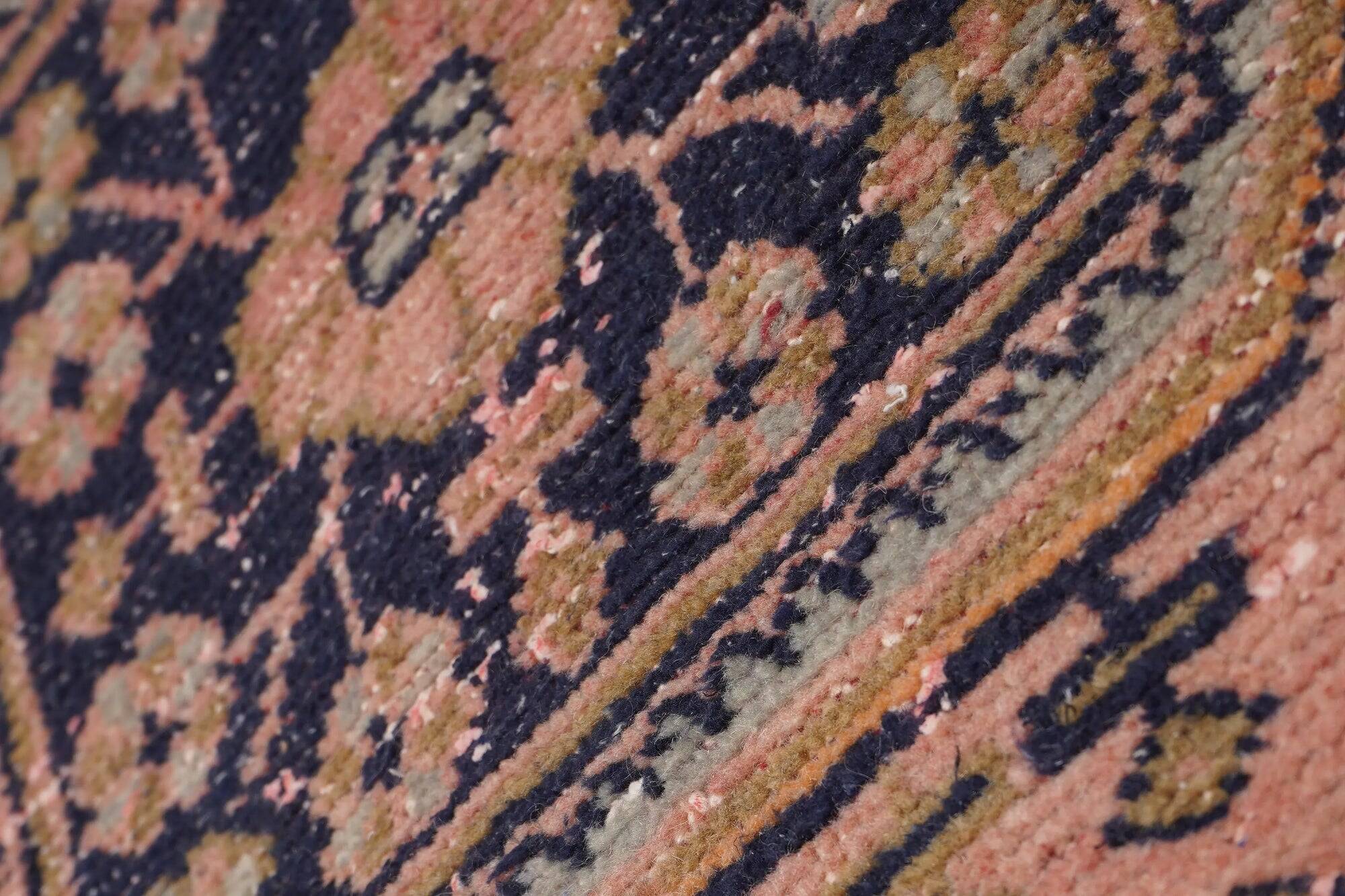 Vintage Turkish hallway rug 80x651 cm