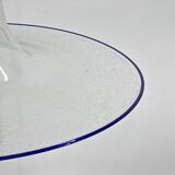 Space Age Italian Bubble Glass & Chrome Pendant Light, 1970's