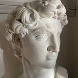 Old plaster bust of David