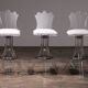 Plexiglass lucite bar stools and chrome swivel bar chairs,Hill Manufacturers