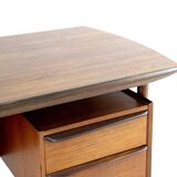 Hulmefa Pro-Pos executive desk - dutch mid century modern design in teak