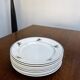 Lot de 9 assiettes plates anciennes Gien modèle Nice