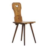 Chaise d'art populaire primitif