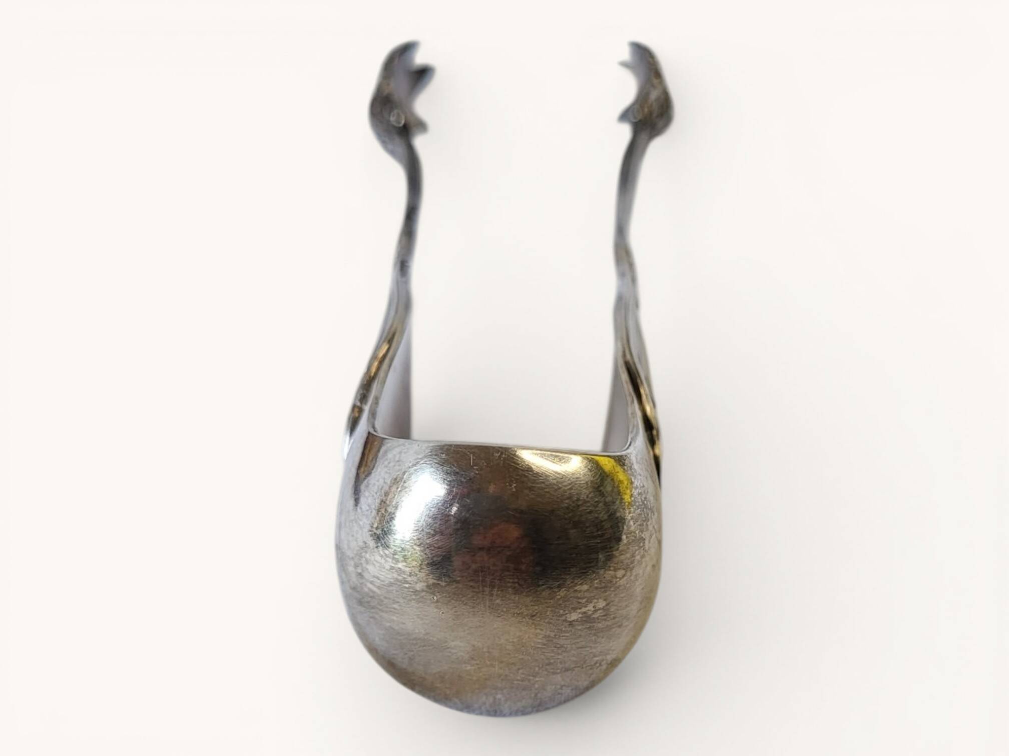 Silver-plated sugar tongs