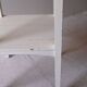 Pair of mid-century Scandinavian white-painted nightstands