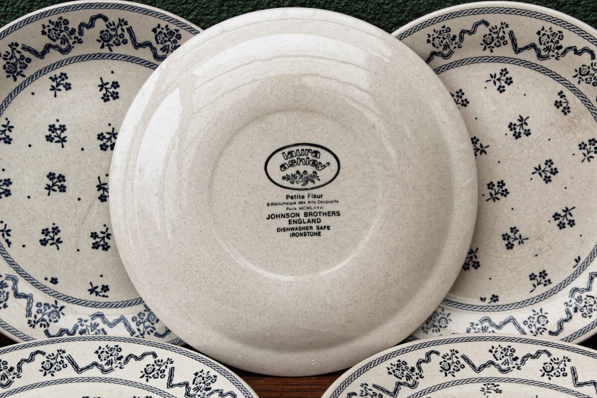 Set of 5 Laura Ashley dessert plates