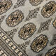 New grey bokhara runner rug - 78x234cm