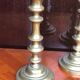 Pair Of Brass Candlesticks & Candlestick