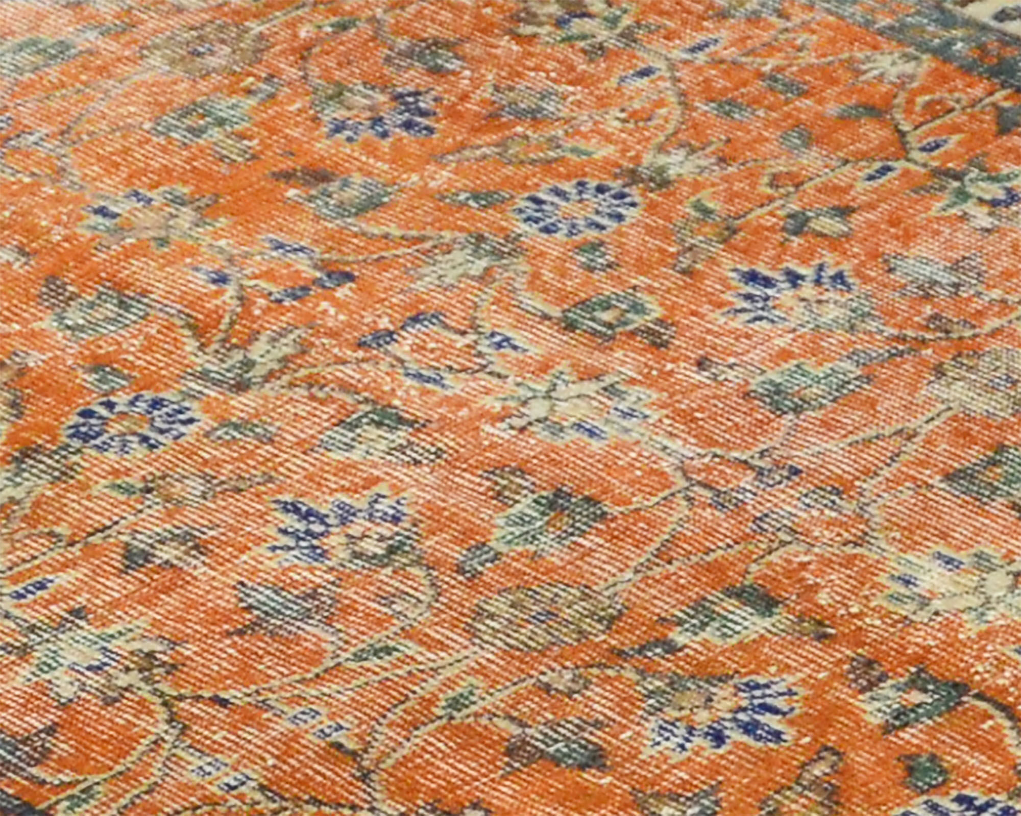 Anatolian handmade vintage rug 240 cm x 138 cm