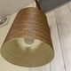 Rare teak and sisal wall lamp from the 1960s, attributed to Lotte Bostlund.