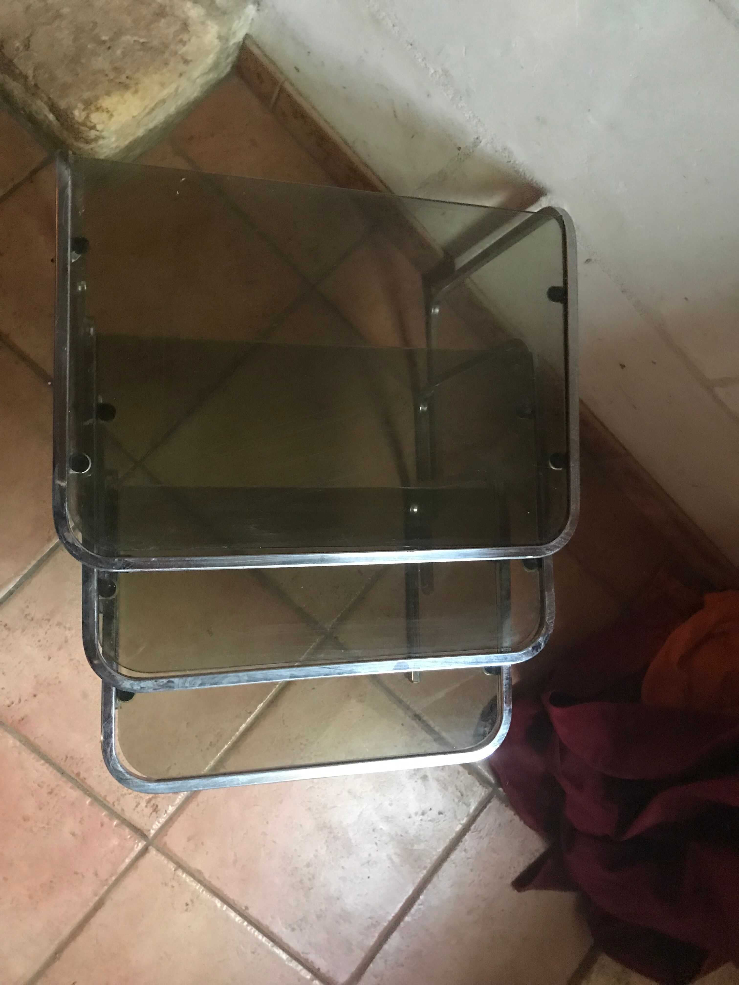 Vintage nesting coffee tables