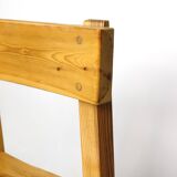Pair of solid pine stools