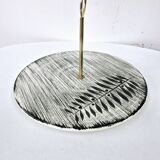 Vintage Ceramic Cheese Board 1960s Manufacture Salins Toledo Model