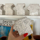 Set of cracked mini-vases
