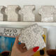 Set of cracked mini-vases