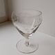 Lot of 6 engraved crystal glasses 50-60 years
