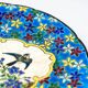 Assiette Longwy début XXe  – Émaux cloisonnés à décor d’oiseaux et fleurs