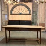 Oak bistro farmhouse table 1930