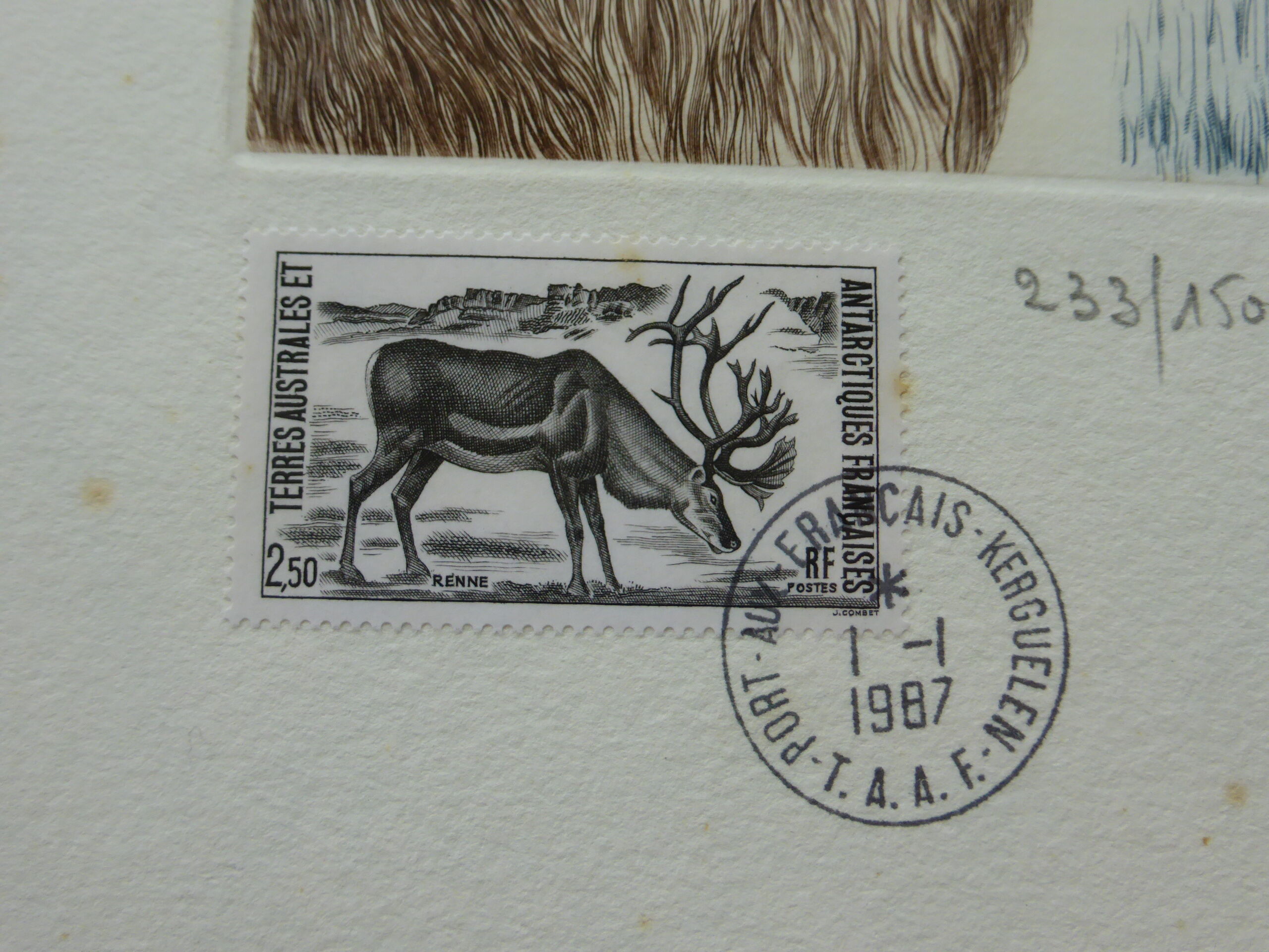 Terres australes de J. Combet, série Limitée, numérotée 233 sur 1500, vintage 1987