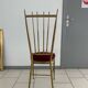 Vintage Chiavari Velvet Chair Circa 1960 Italy