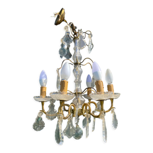 lustre à pampilles en