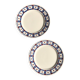 2 dessert plates