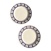 2 dessert plates