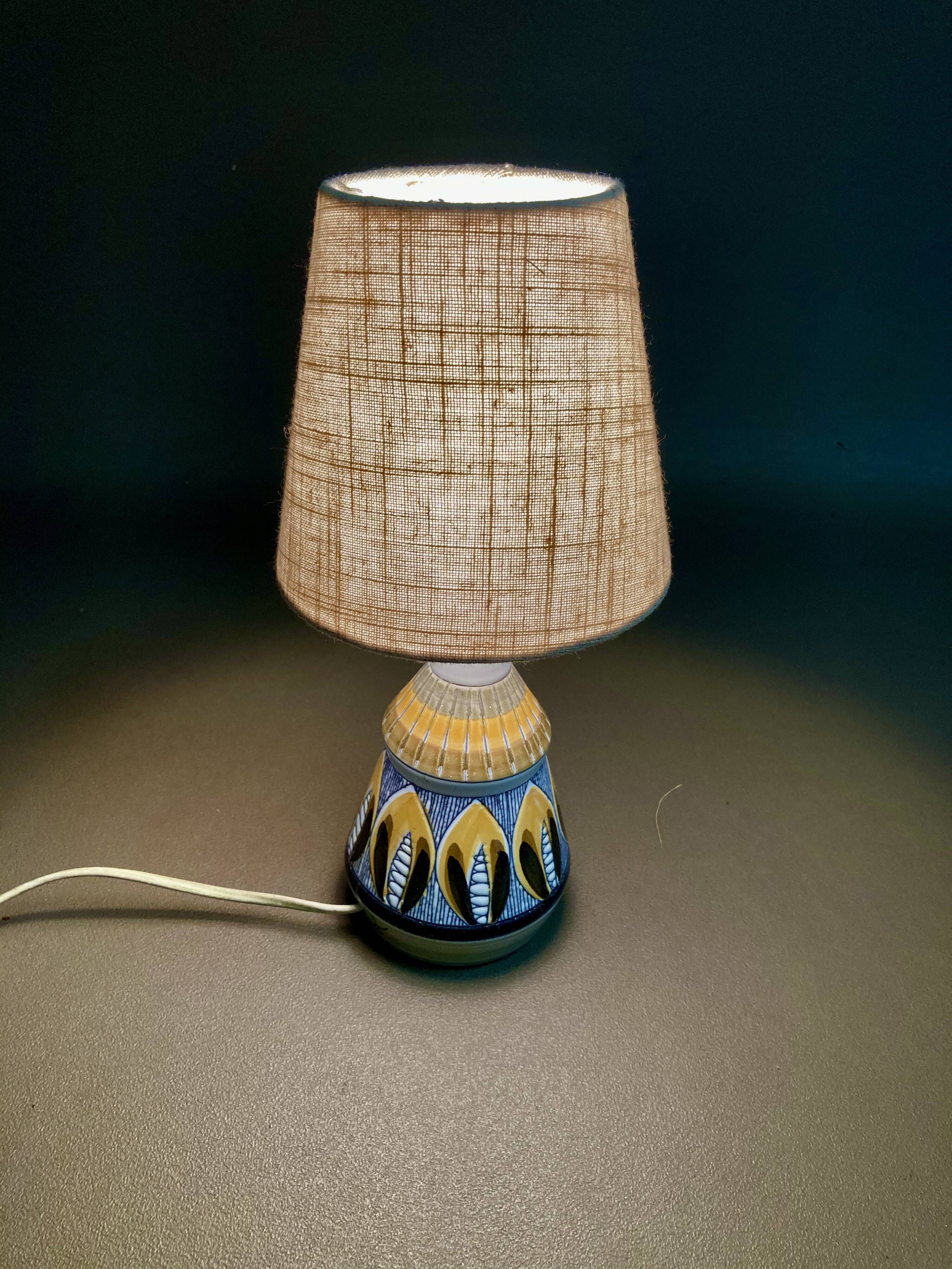 Scandinavian ceramic lamp 1960s