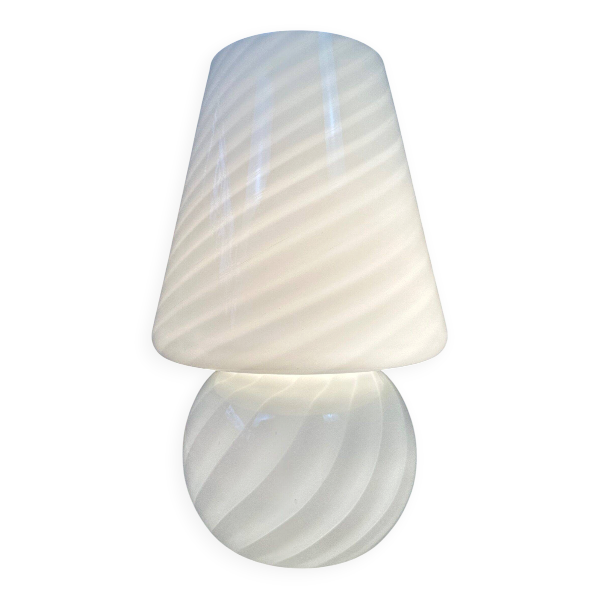Murano 'swirl' lamp