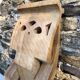 Carved folding stool, Saramaca craftsmanship (Guyana)