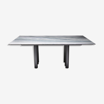 Grey & Purple Marble Dining Table by Pia Manu