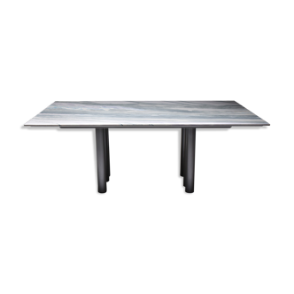 Grey & Purple Marble Dining Table by Pia Manu