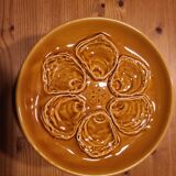 6 shellfish plates earthenware from Saint Amand