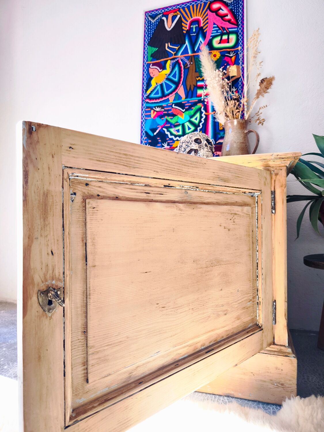 Confiturier, buffet ancien en sapin