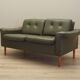 Green leather sofa, Danish design, 1970s, production: Denmark