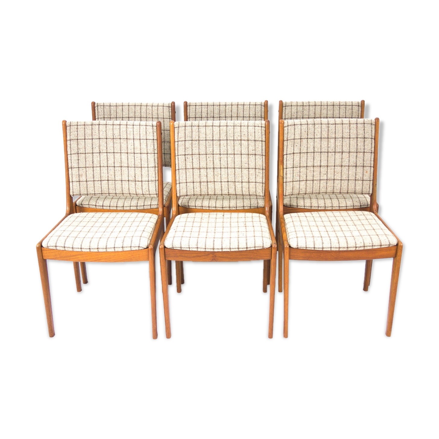 Set of 6 teak chairs - IMHA -