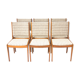 Ensemble de 6 chaises en teck Iala
